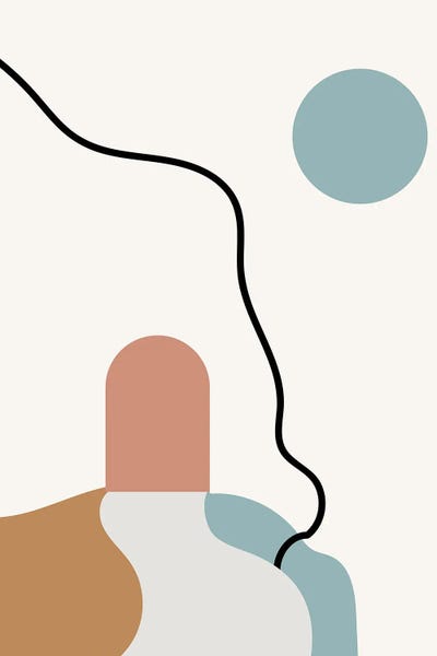 The Cut Outs Collection: Boho Terracota Road by Mambo Art Studio