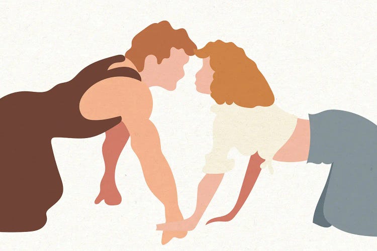 Dirty Dancing Landscape by Mambo Art Studio wall art