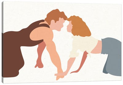 Dirty Dancing Landscape Canvas Art Print - Romance Movie Art