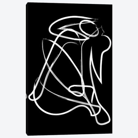 Matisse Deconstructed Brush Black Canvas Print #MSD111} by Mambo Art Studio Canvas Artwork