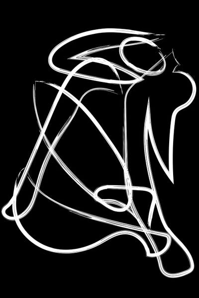 Mambo Art Studio: Matisse Deconstructed Brush Black by Mambo Art Studio
