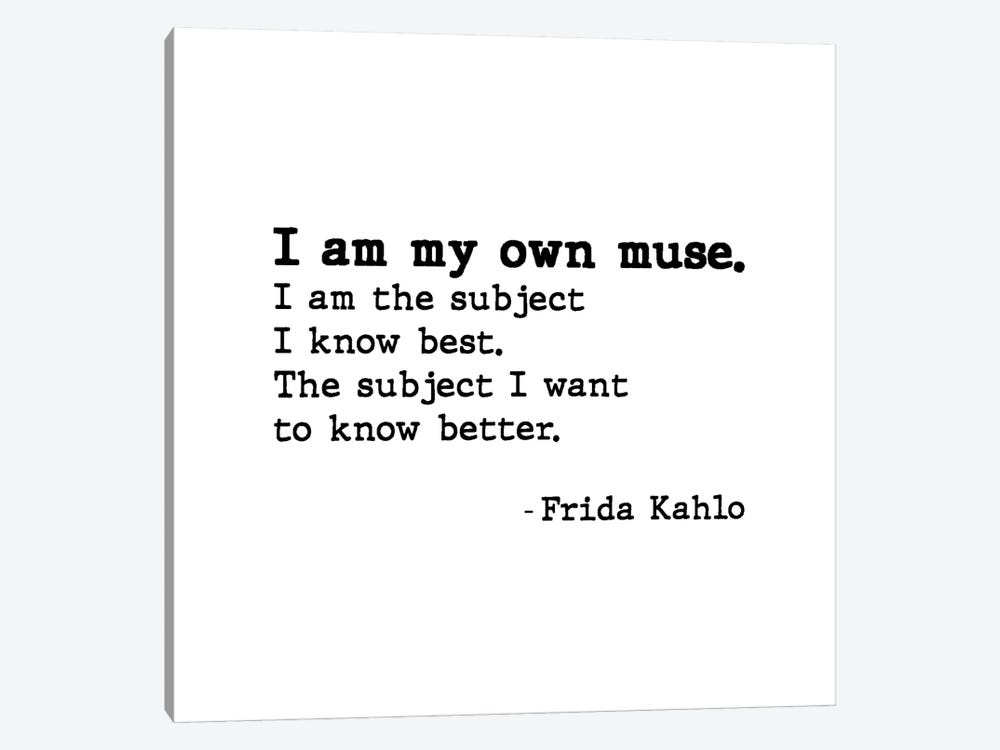 Muse By Frida Kahlo by Mambo Art Studio 1-piece Canvas Art Print