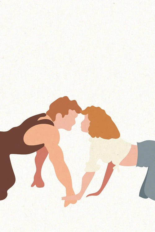 Dirty Dancing by Mambo Art Studio wall art