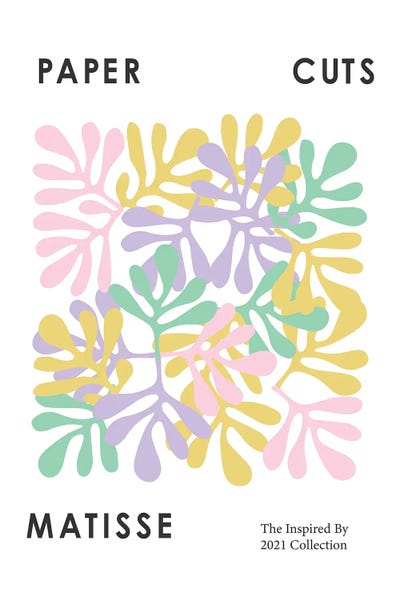 The Cut Outs Collection: Paper Cuts Pastels by Mambo Art Studio
