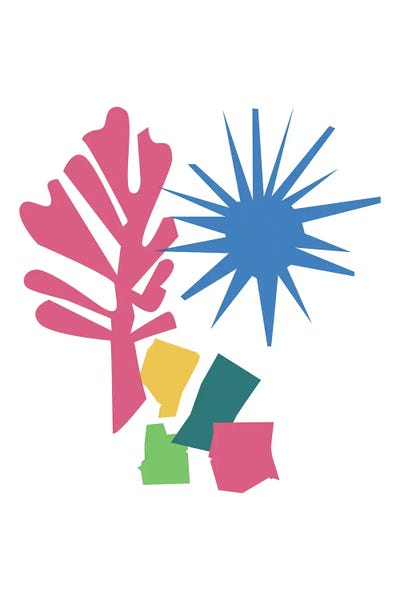 Fireworks Cut Out by Mambo Art Studio metal wall art