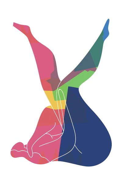 The Cut Outs Collection: Woman Curves by Mambo Art Studio