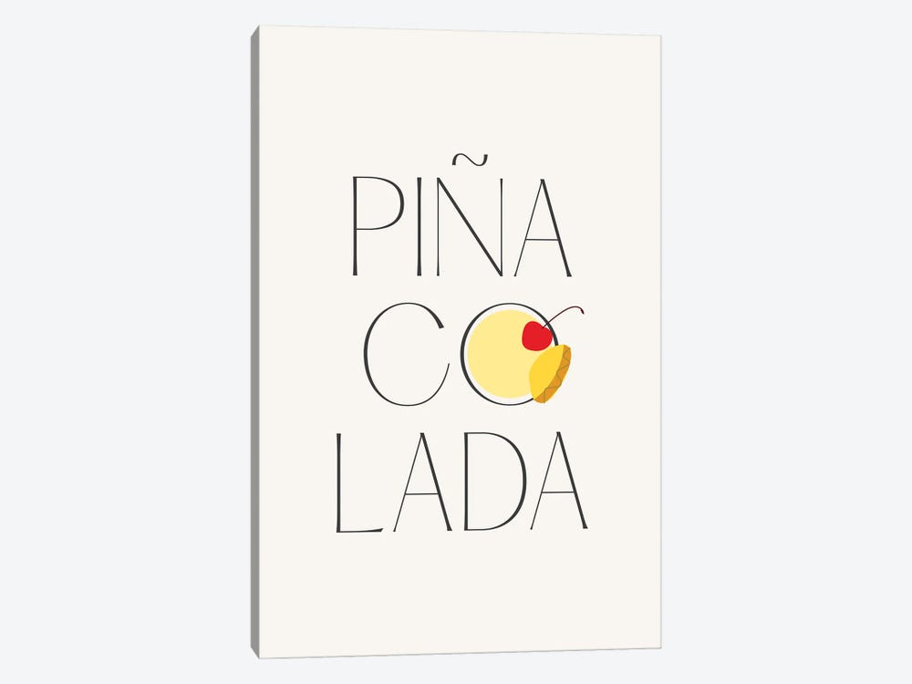 Pina Colada Cocktail by Mambo Art Studio 1-piece Canvas Print