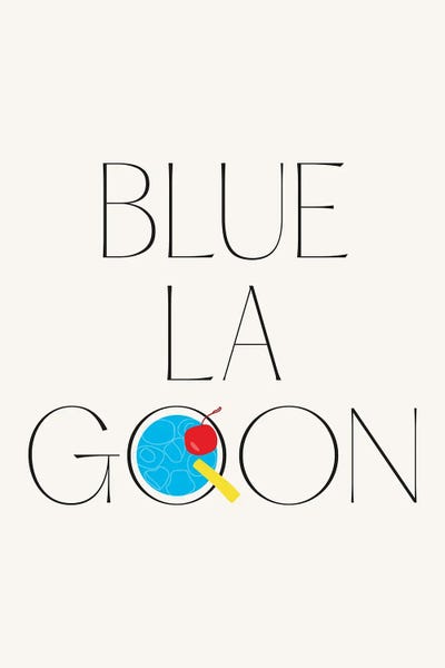 Mambo Art Studio: Blue Lagoon Cocktail by Mambo Art Studio