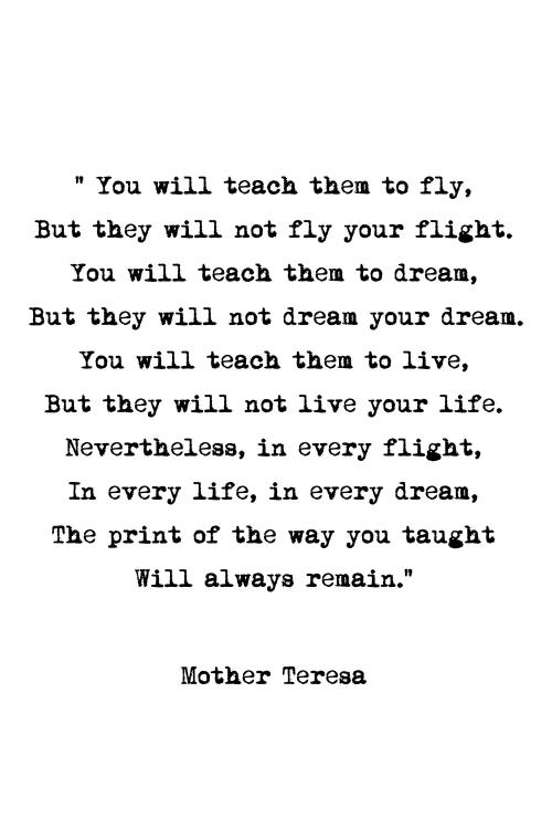 Dream - Mother Theresa Quote