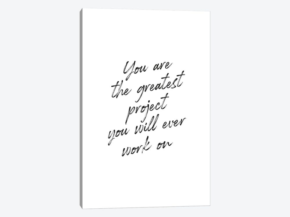 You Are The Greatest Quote by Mambo Art Studio 1-piece Art Print