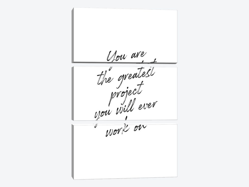 You Are The Greatest Quote by Mambo Art Studio 3-piece Canvas Art Print