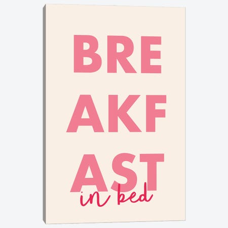 Breakfast In Bed Canvas Print #MSD168} by Mambo Art Studio Art Print