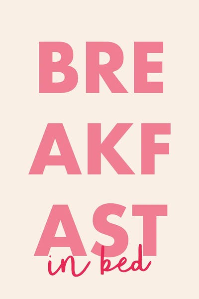 Mambo Art Studio: Breakfast In Bed by Mambo Art Studio