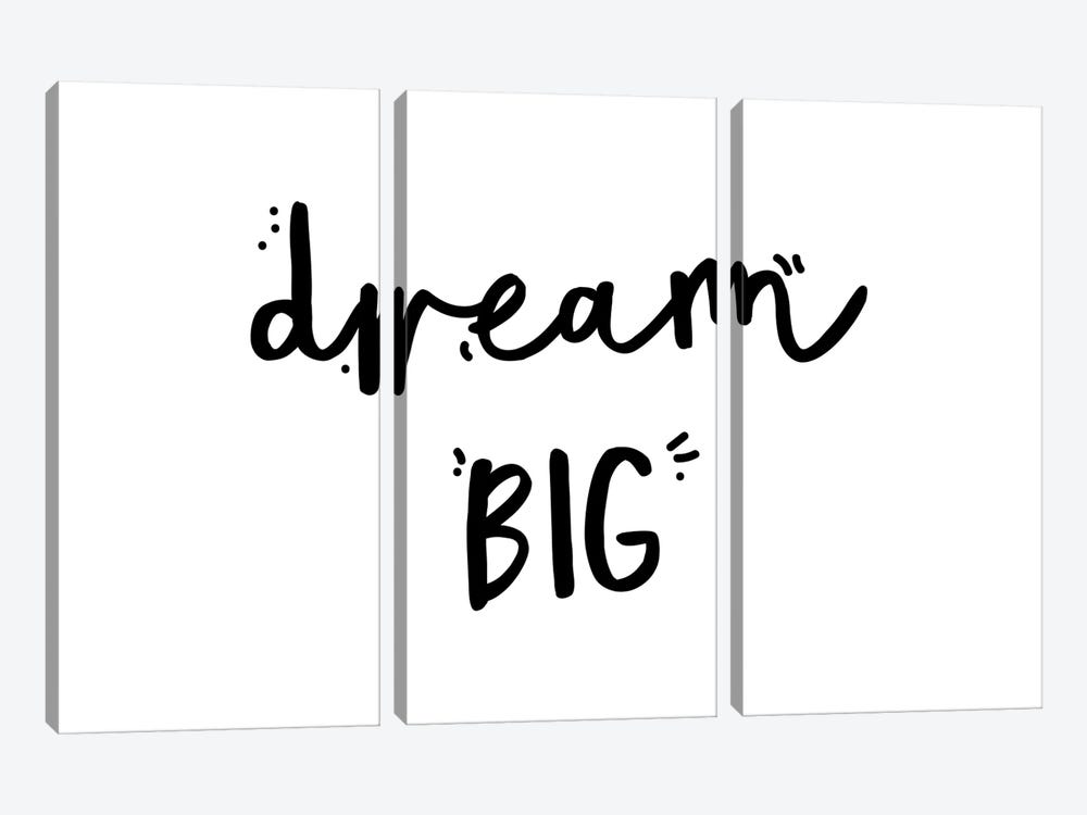 Dream Big by Mambo Art Studio 3-piece Canvas Print