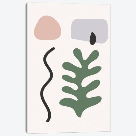 Organic Matisse Inspired Shapes Canvas Print #MSD179} by Mambo Art Studio Canvas Artwork