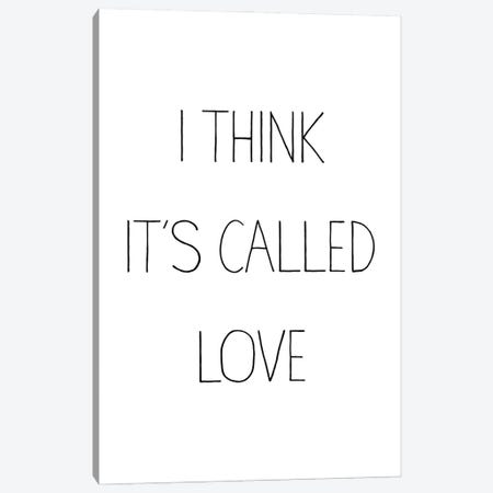 I Think It's Called Love Canvas Print #MSD203} by Mambo Art Studio Canvas Artwork