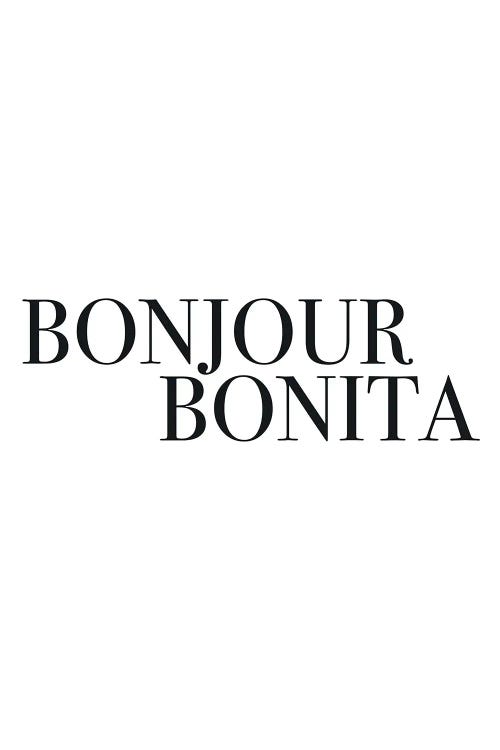 Bonjour Bonita