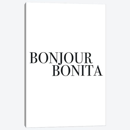 Bonjour Bonita Canvas Print #MSD210} by Mambo Art Studio Canvas Art Print