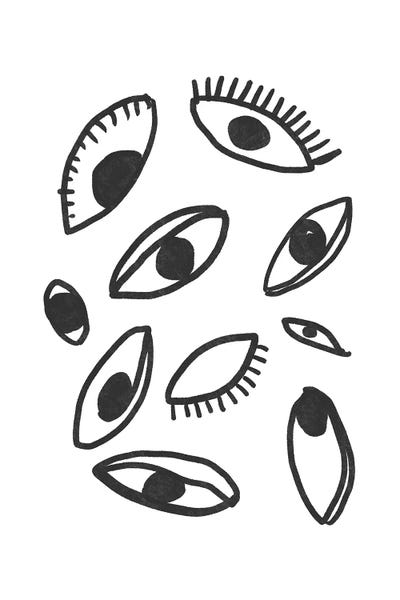 Mambo Art Studio: Eyes Shape Study by Mambo Art Studio