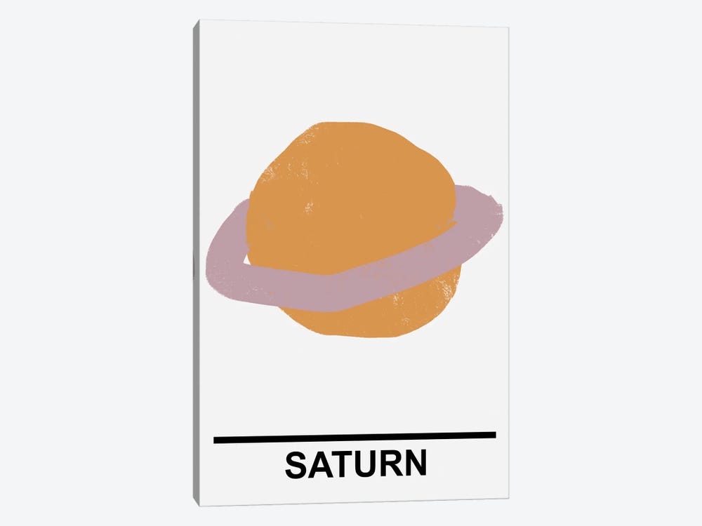 Saturn by Mambo Art Studio 1-piece Canvas Artwork