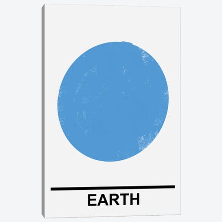 Earth Canvas Print #MSD231} by Mambo Art Studio Art Print