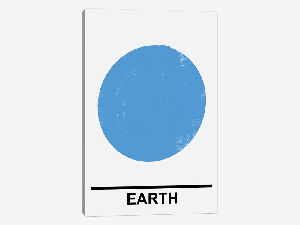 Earth by Mambo Art Studio 1-piece Canvas Print