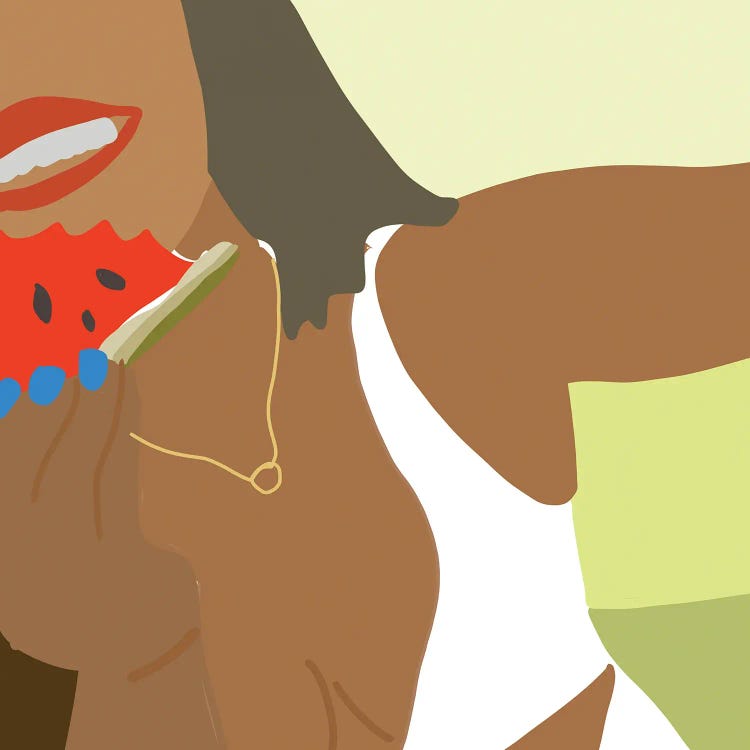 Summer Girl by Mambo Art Studio wall art