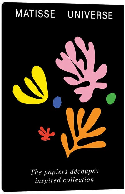 Matisse Universe Colours Canvas Art Print - The Cut Outs Collection