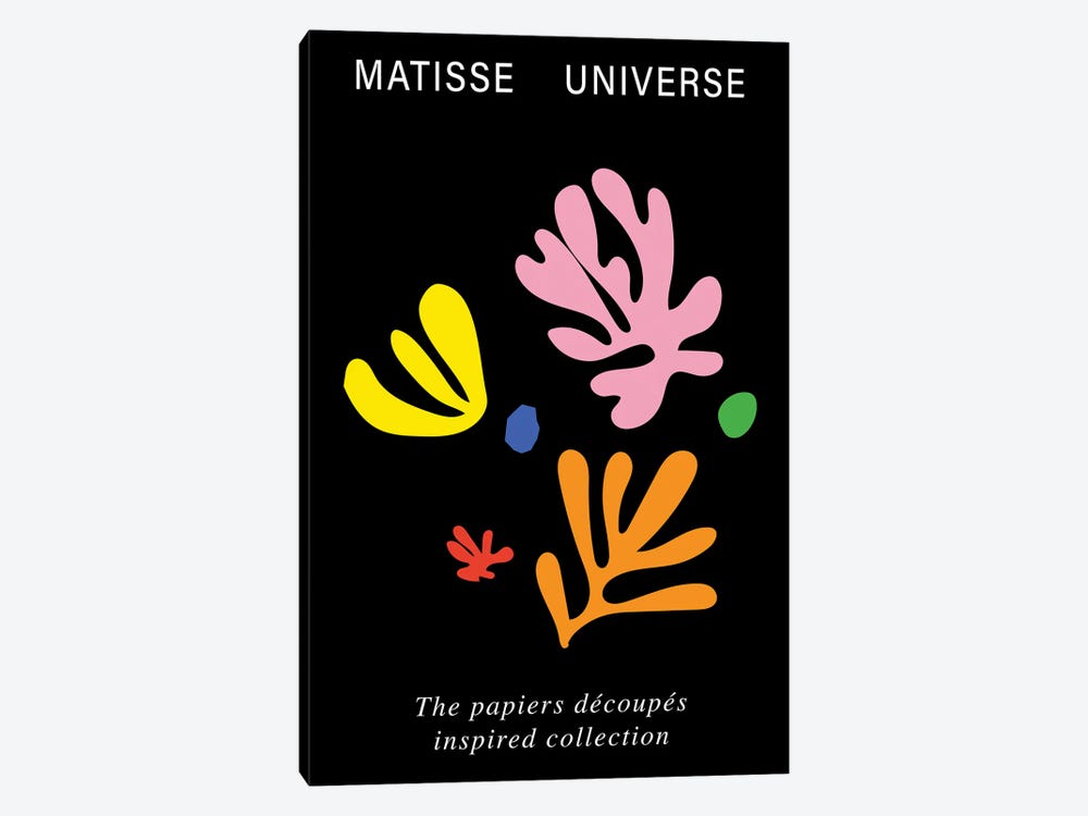 Matisse Universe Colours by Mambo Art Studio 1-piece Canvas Wall Art