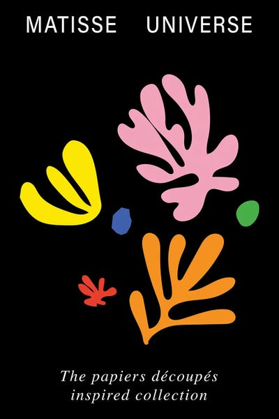 The Cut Outs Collection: Matisse Universe Colours by Mambo Art Studio