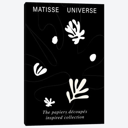 Matisse Universe Black and White Canvas Print #MSD237} by Mambo Art Studio Canvas Wall Art