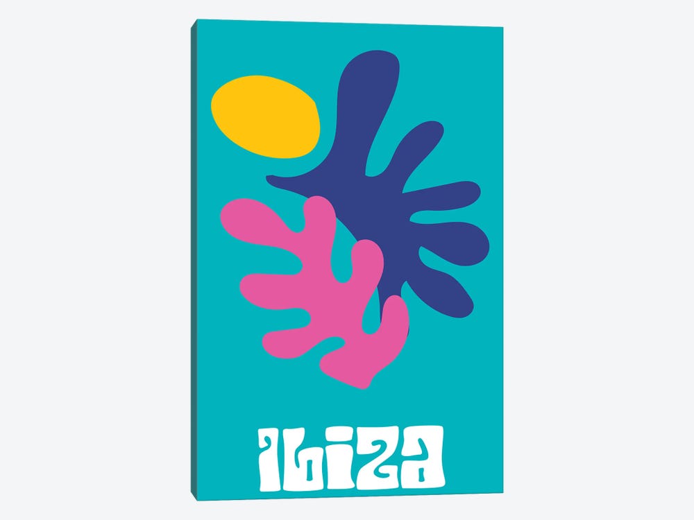 Ibiza by Mambo Art Studio 1-piece Canvas Art Print