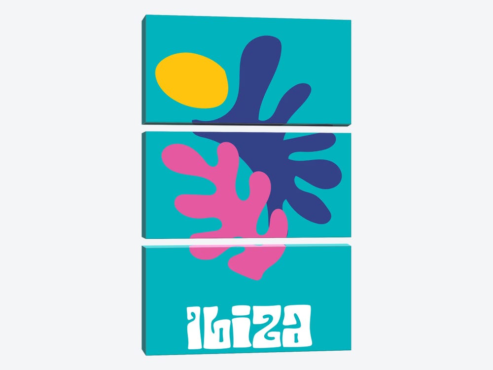 Ibiza by Mambo Art Studio 3-piece Canvas Art Print