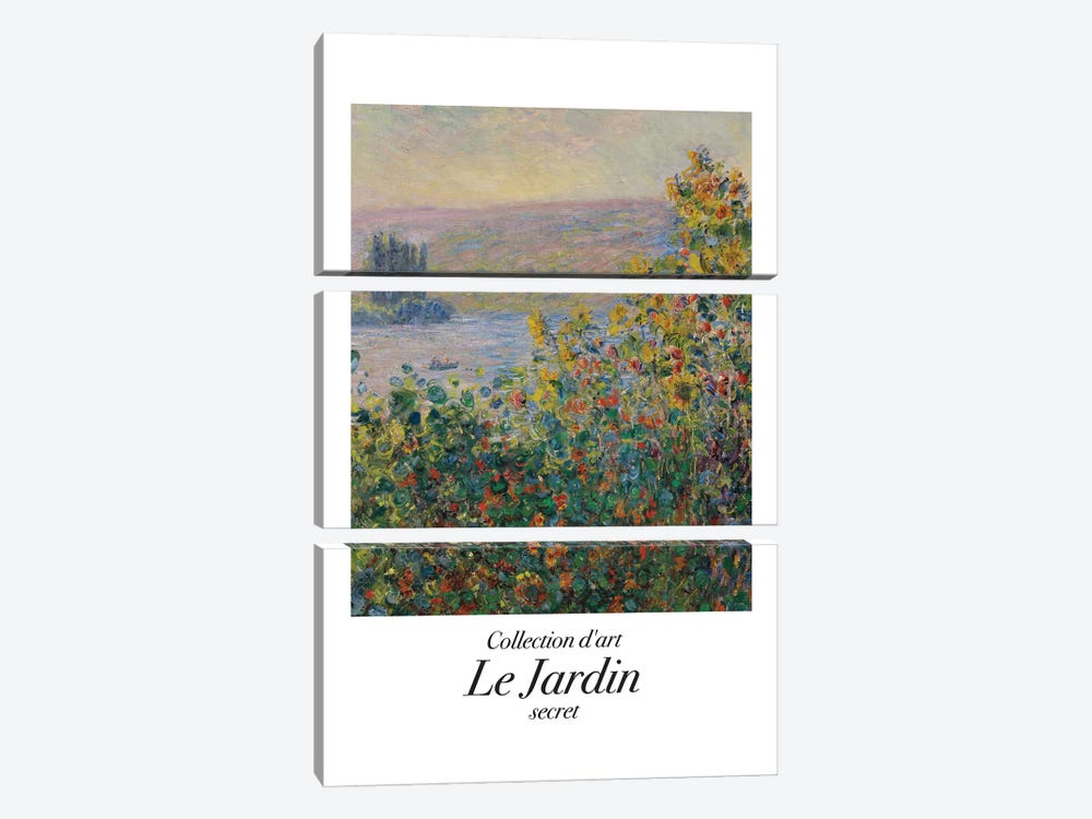 Le Jardin Classic by Mambo Art Studio 3-piece Canvas Artwork