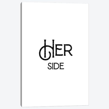 Her Side Canvas Print #MSD25} by Mambo Art Studio Canvas Art