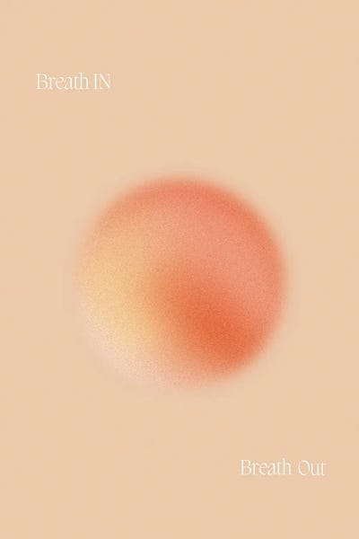 Mambo Art Studio: Breath In Breath Out Colour by Mambo Art Studio