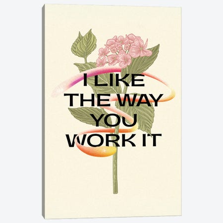 I Like The Way You Work It Canvas Print #MSD287} by Mambo Art Studio Art Print