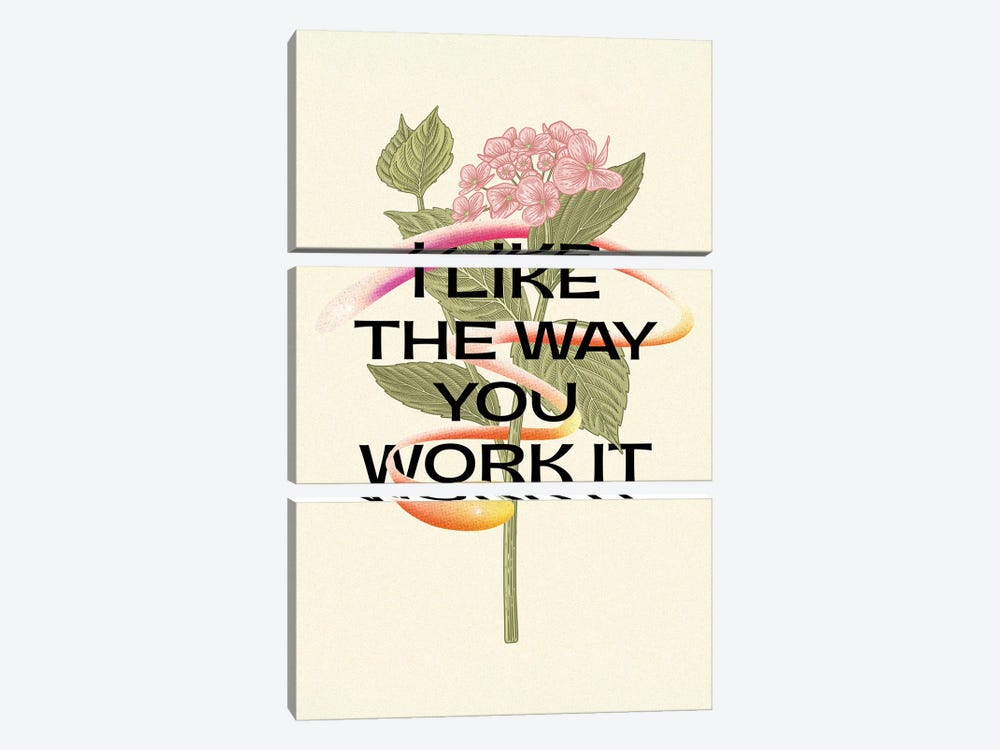 I Like The Way You Work It by Mambo Art Studio 3-piece Canvas Art