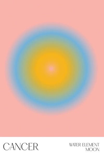 Zodiac: Cancer Zodiac Sign by Mambo Art Studio