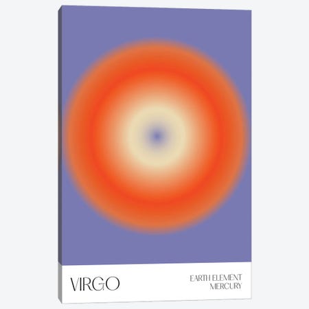 Virgo Zodiac Sign Canvas Print #MSD313} by Mambo Art Studio Canvas Art
