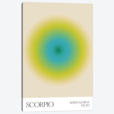 Scorpio Zodiac Sign Canvas Print #MSD315} by Mambo Art Studio Canvas Art Print