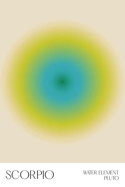 Zodiac: Scorpio Zodiac Sign by Mambo Art Studio