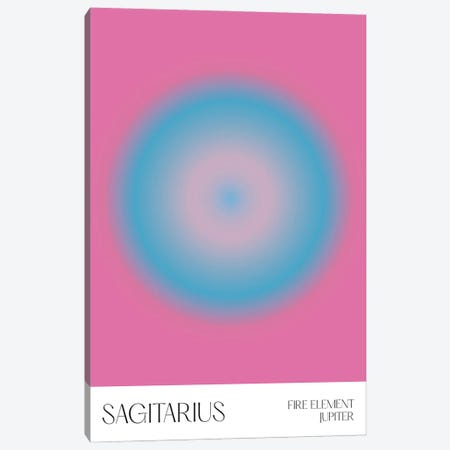 Sagitarius Zodiac Sign Canvas Print #MSD316} by Mambo Art Studio Canvas Print