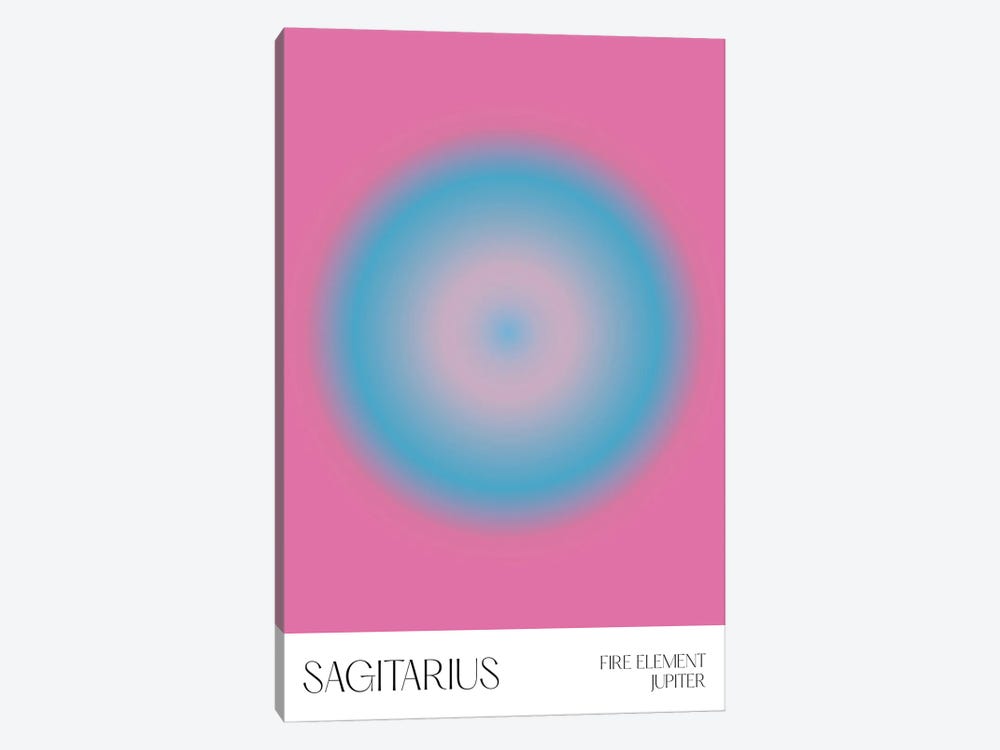 Sagitarius Zodiac Sign by Mambo Art Studio 1-piece Canvas Print