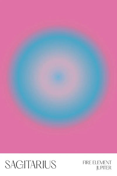 Zodiac: Sagitarius Zodiac Sign by Mambo Art Studio