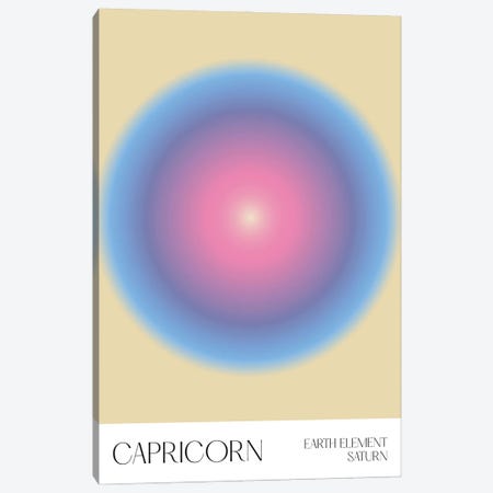 Capricorn Zodiac Sign Canvas Print #MSD317} by Mambo Art Studio Canvas Art Print