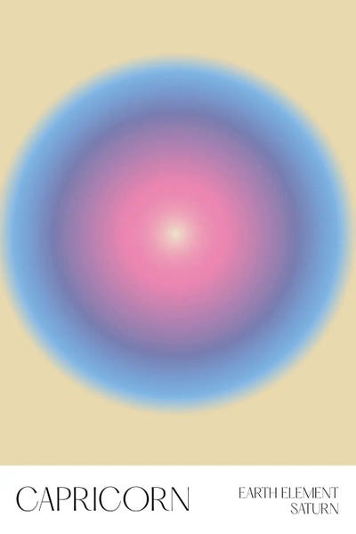 Capricorn: Capricorn Zodiac Sign by Mambo Art Studio