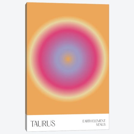 Taurus Zodiac Sign Canvas Print #MSD320} by Mambo Art Studio Canvas Print