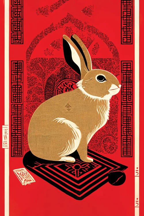 Chinese Lunar New Year Of The Rabbit 2023 Red II