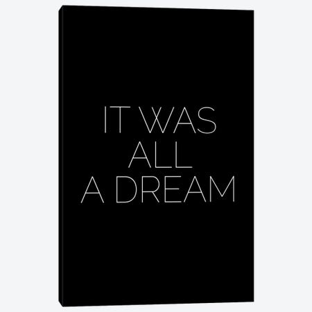 It Was All A Dream Canvas Print #MSD32} by Mambo Art Studio Canvas Wall Art